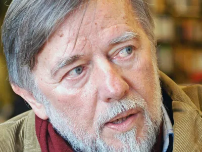 Ott&oacute; Tolnai, leto&scaron;nji dobitnik nagrade vilenica. Foto: magyarhirlap.hu