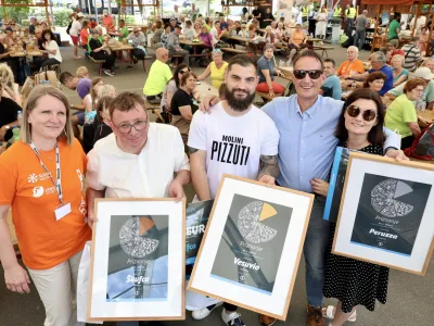 Zmagovalni picopek iz picerija Vesuvio v Luciji