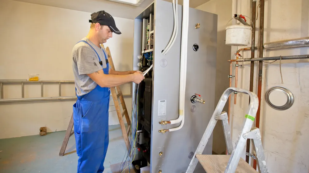 zamenjava stare peči s toplotno črpalko Coolwex