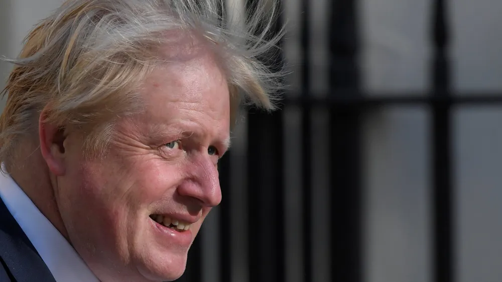 Britain's Foreign Secretary Boris Johnson arrives in Downing Street in London, Britain, April 25, 2017. REUTERS/Toby Melville