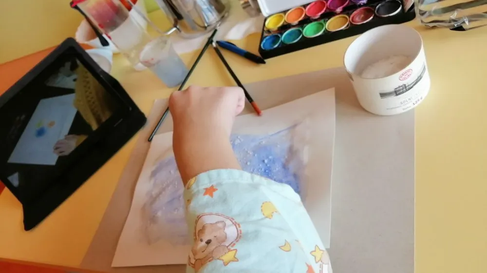 Boln&scaron;nična &scaron;ola, likovni pouk