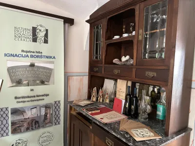 Rojstna hi&scaron;a Ignacija Bor&scaron;tnika, Cerklje na Gorenjskem<br>Bor&scaron;tnik