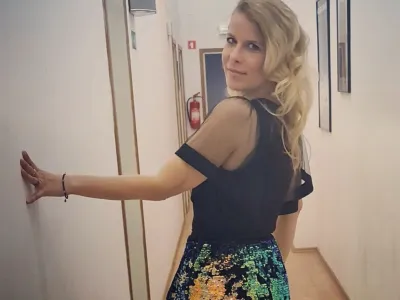 Anika Horvat se ob nevihtah boji strel. F instagram