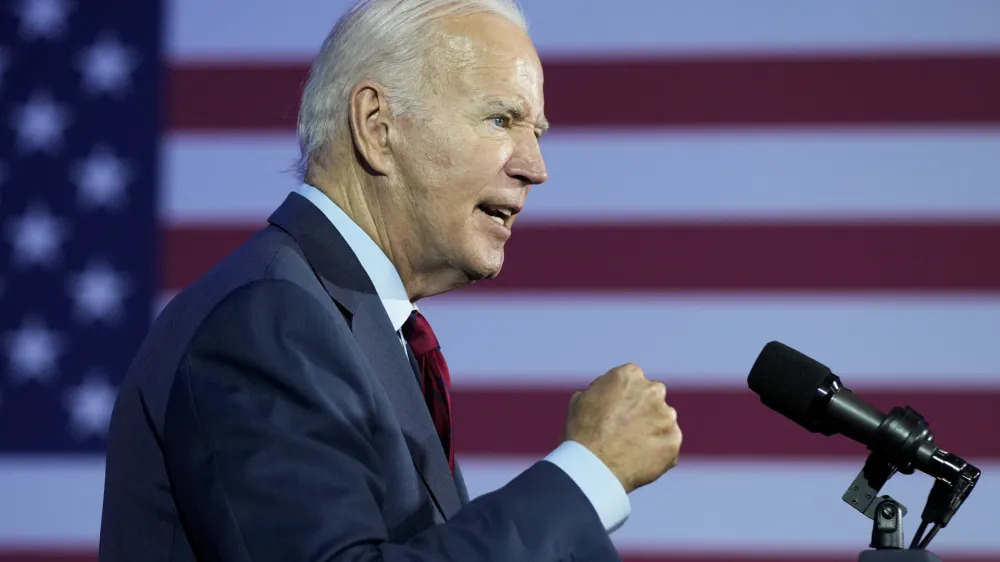 President Joe Biden speaks about reproductive rights during an event in Washington, Friday, June 23, 2023. (AP Photo/Susan Walsh)