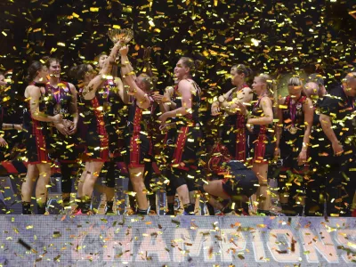 belgija- 25.06.2023 &ndash; ženska ko&scaron;arka - 39. evropsko ko&scaron;arkarsko prvenstvo za ženske v Ljubljani - finale //FOTO: Luka Cjuha