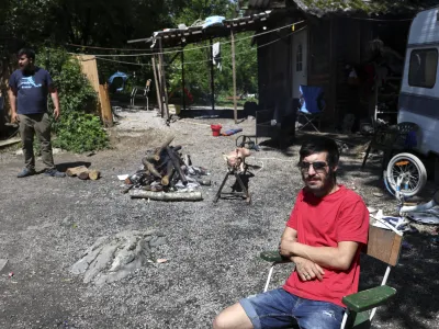 - 07.06.2023 &ndash; Romsko naselje Lepovče v občini Ribnica &ndash; romi - //FOTO: Jaka Gasar