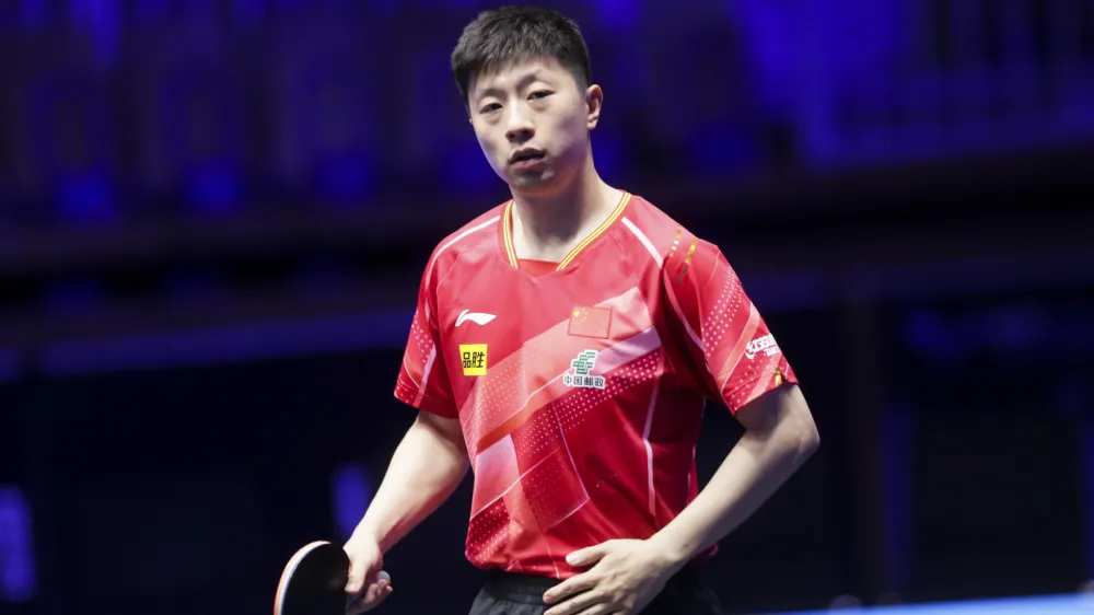 Kitajec Ma Long - 06.07.2023 &ndash; namizni tenis - mednarodni turnir WTT Star Contender v Ljubljani - //FOTO: Nik Erik Neubauer