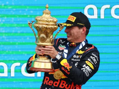Max Verstappen je brez težav dobil dirko v Silverstonu, njegova prednost v se&scaron;tevku svetovnega prvenstva pred najbližjim zasledovalcem pa je že 99 točk. Foto: Reuters