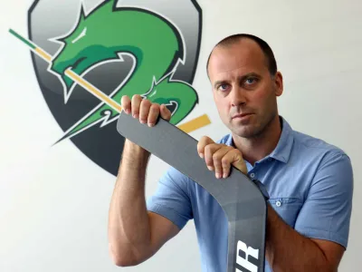 - 14.07.2023 - Anže Ulčar, nekdanji hokejski vratar in trener - direktor hokejskega kluba HK SŽ Olimpija od 1. junija 2022//FOTO: Tomaž Skale