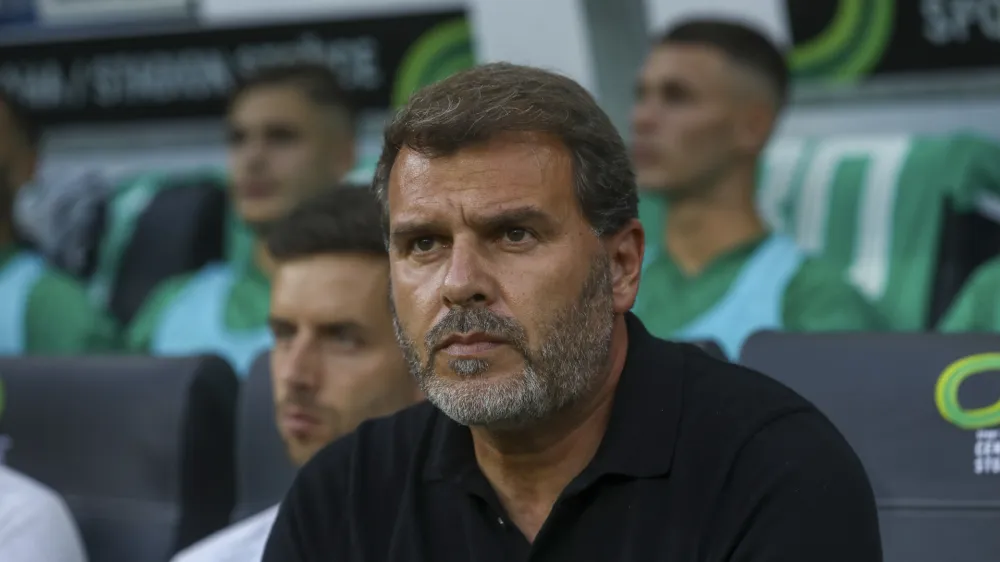 trener Olimpije Joao Henriques - 11.07.2023 &ndash; nogomet - Olimpija: Valmiera, kvalifikacije za ligo prvakov, 1. krog, prva tekma //FOTO: Luka Cjuha