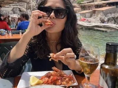 Salma Hayek rada obiskuje Hrva&scaron;ko. F instagram