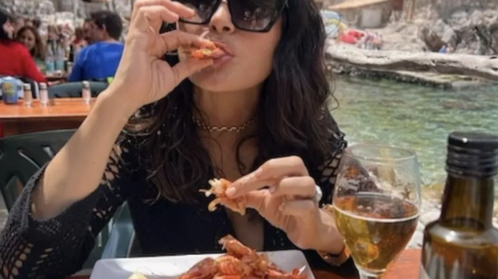 Salma Hayek rada obiskuje Hrva&scaron;ko. F instagram