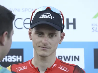  Matej Mohorič25.06.2023 &ndash; Radovljica &ndash; kolesarstvo - državno prvenstvo, cestna dirka (156 km), člani //FOTO: Luka Cjuha