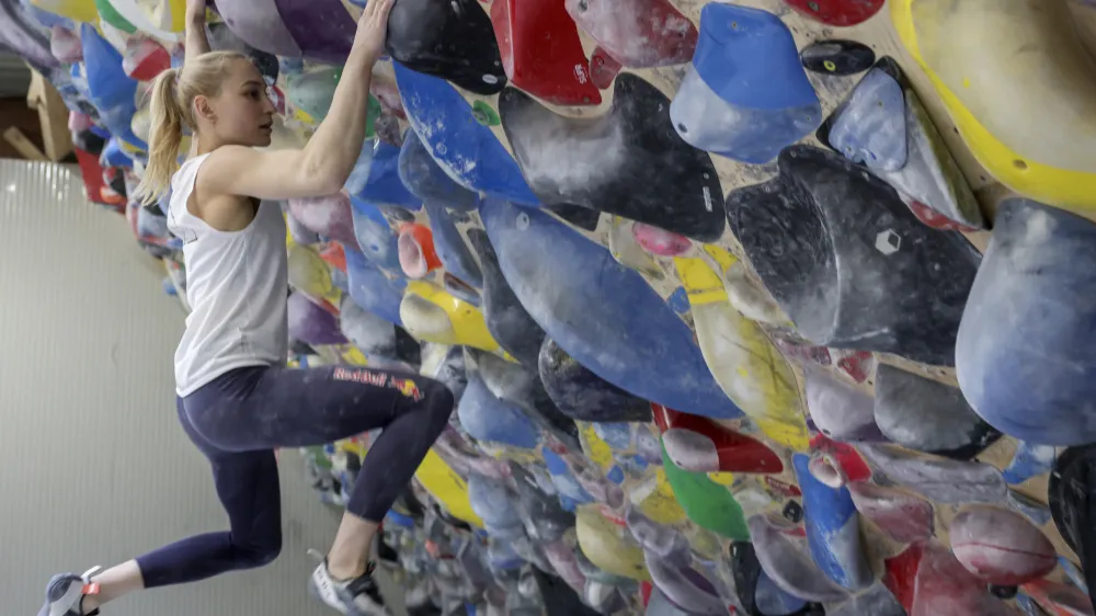 - 15.05.2023 - Janja Garnbret, &scaron;portna plezalka, //FOTO: Jaka Gasar