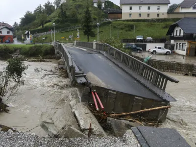 Stahovica pri kamniku05.08.2023 najhuj&scaron;e poplave v zgodovini Slovenije - slovenija pod vodo - poplave - sanacija - či&scaron;čenjeFOTO: Luka Cjuha