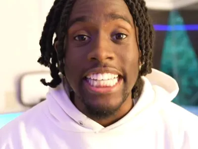 ZDA, New York.<br>Vplivnez z aplikacije Twitch Kai Cenat.<br>Foto: Wikipedia