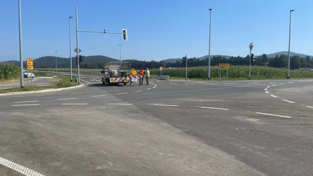 Obvoznica je na odseku Vodice&ndash;Žeje odprta za ves promet. Foto: Občina Vodice