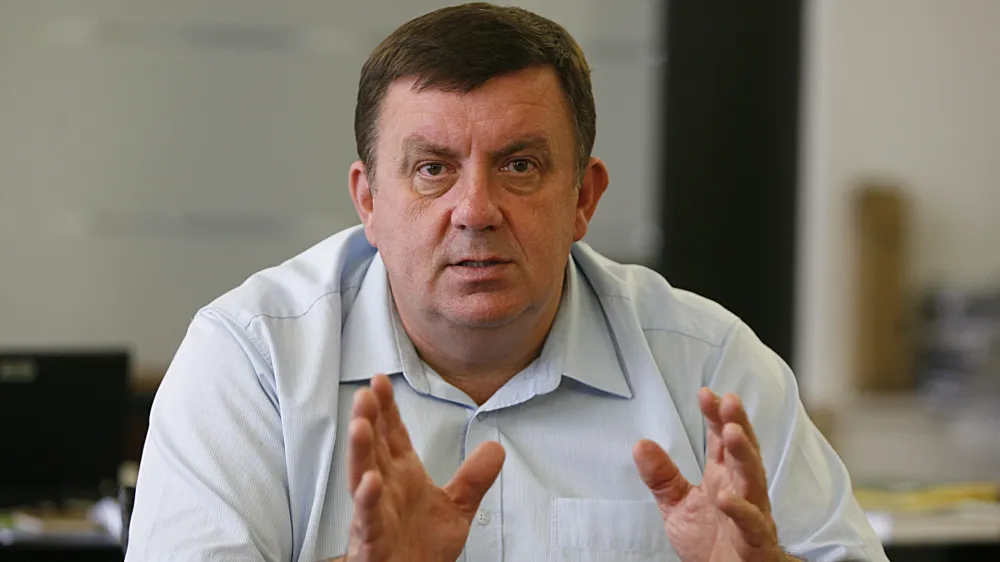 Samo Fakin, generalni direktor ZZZS - Zavod za zdravstveno zavarovanje Slovenije/FOTO: Bojan Velikonja OPOMBA: ZA OBJAVO V PRILOGI &ndash; DNEVNIKOV OBJEKTIV - INTERVJU 2011