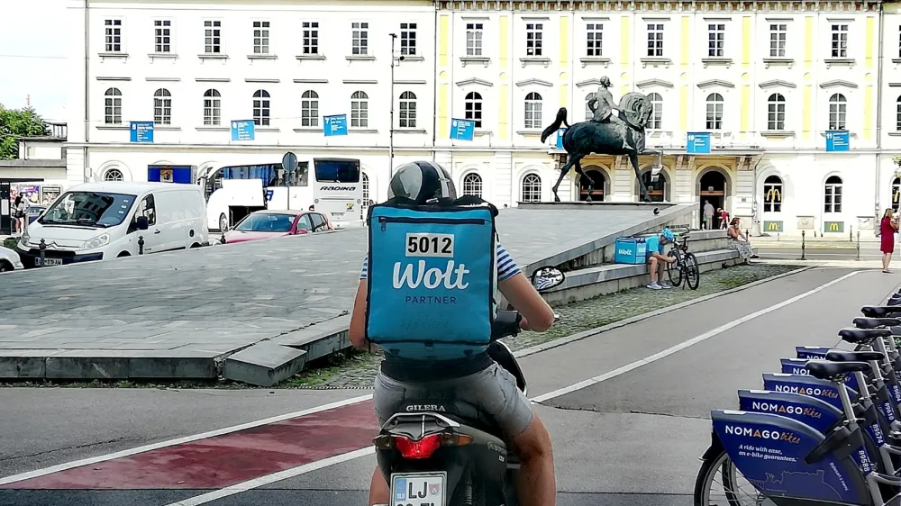 Wolt dostavljalci &scaron;tevilke