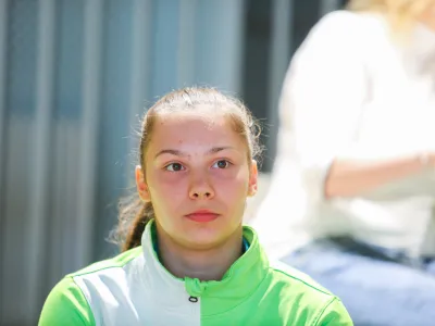 Lucija Hribar- 16.10.2018 &ndash; Gimnastična zveza Slovenije (GZS) &ndash; reprezentanca pred svetovnim prvenstvom v &scaron;portni gimnastiki //FOTO: Bojan Velikonja