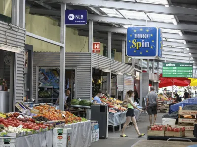 - 29.06.2023 - trgovina - nakupovanje - BTC - tržnica - Euro spin - NLB //FOTO: Luka Cjuha