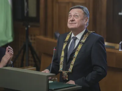 ljubljanski župan Zoran Janković- 12.12.2022 &ndash; Mestna občina Ljubljana &ndash; 1. seja MOL - potrditev mandatov novih svetnikov in prisega župana //FOTO: Jaka Gasar