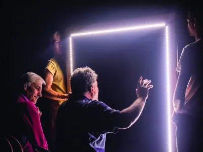 Prizori z vaj prihajajoče premiere Dr. Moli&egrave;re v režiji Milana Goloba&nbsp;