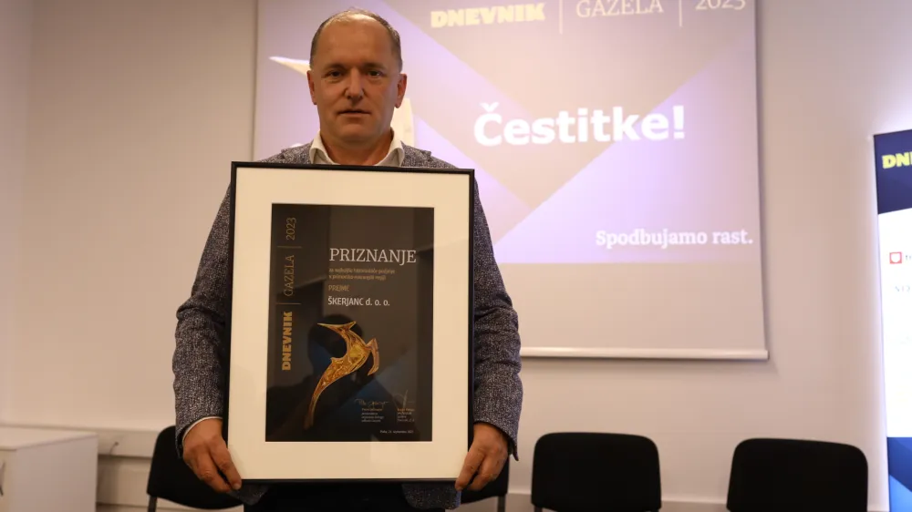 Drugi leto&scaron;nji finalist&nbsp;za prestižno priznanje slovenska gazela 2023 je postalo podjetje &Scaron;kerjanc&nbsp;pod vodstvom direktorja Mitje &Scaron;kerjanca.