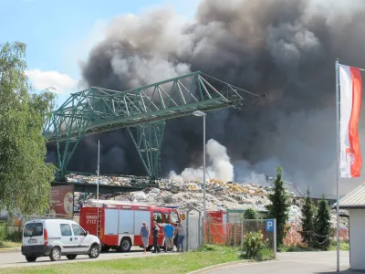 požar Gorenje Surovina Maribor