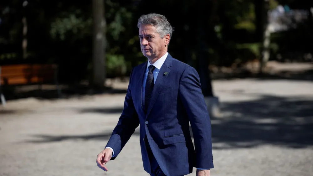 Slovenia's Prime Minister Robert Golob&nbsp;attends the European Political Community Summit in Granada, Spain October 5, 2023. REUTERS/Juan Medina