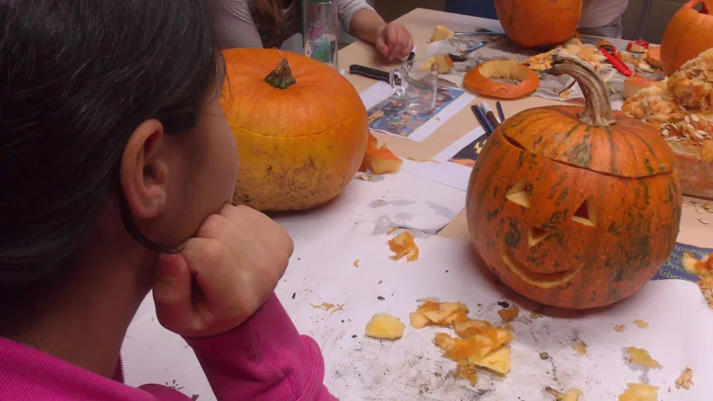 Jesenske počitnice - Ljubljana - buče - JZ Mladi zmaji