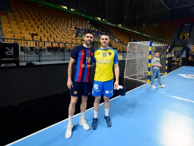 rokomet, blaž janc, mitja janc, barcelona, Celje Pivovarna La&scaron;ko