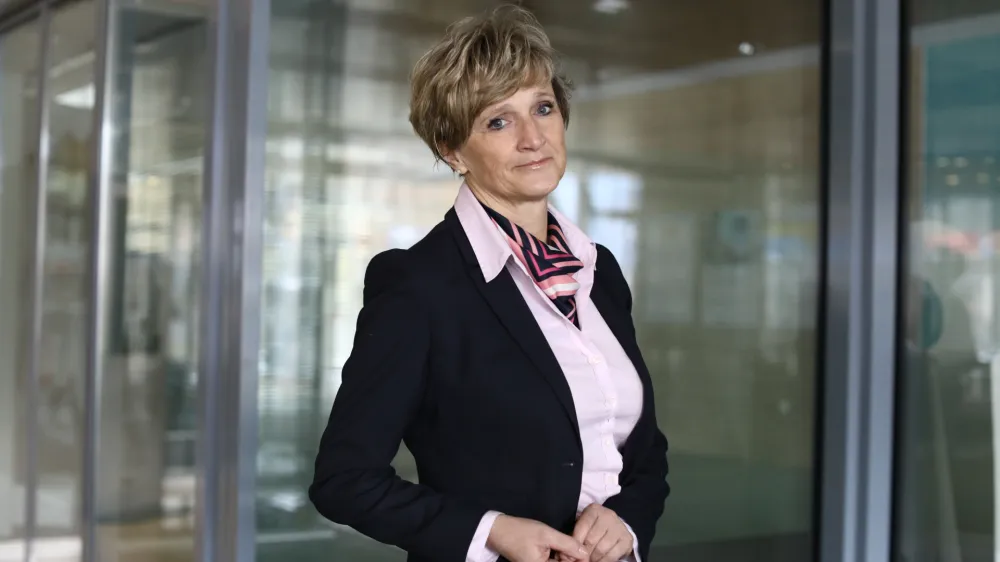 - 12.03.2021 &ndash; Tatjana Mlakar, nova generalna direktorica ZZZS &ndash; Zavod za zdravstveno zavarovanje Slovenije //FOTO. Luka Cjuha.