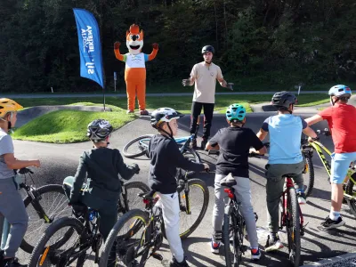 Pumptrack Bled že privablja ljubitelje kolesarjenja.&nbsp;