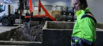 direktor Kemisa Boštjan Šimenc- 01.02.2019 – Podjetje KEMIS Vrhnika, zbiranje in odvoz nevarnih odpadkov - novinarska konferenca ob zaključku sanacije objekta po požaru maja 2017 in pričetku delovanja //FOTO: Jaka Gasar