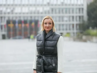 - 02.11.2023- Mojca &Scaron;etinc Pa&scaron;ek, poslanka v Državnem zboru RS, pred kratkim izpisana iz gibanja Svoboda.//FOTO: Bojan Velikonja