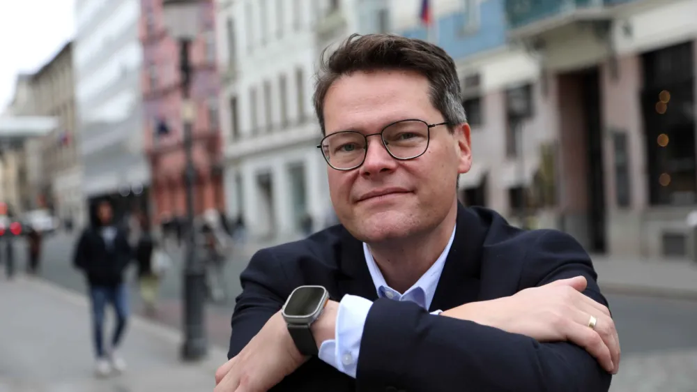 - 17.10.2023 - J&uuml;rgen Czernohorszky, mestni minister na Dunaju zadolžen za podnebje, okolje, demokracijo in me&scaron;čane ter vodja združenja Lokale Agenda 21//FOTO: Tomaž Skale