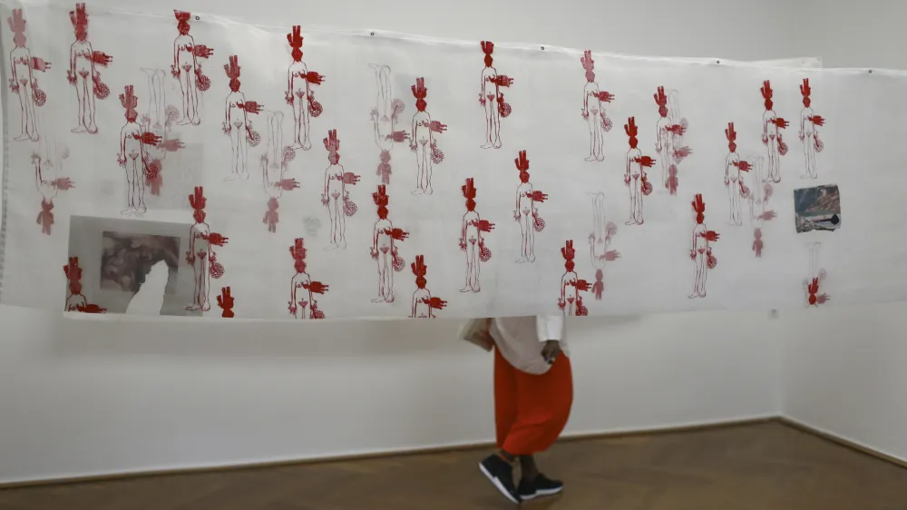 - 14.09.2023 &ndash; MGLC - 35. Grafični bienale Ljubljana 2023 z naslovom Iz praznine so pri&scaron;li darovi kozmosa - //FOTO: Luka Cjuha