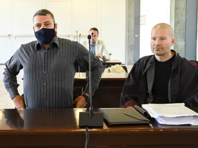 Žarko Gorenjc - 04.05.2022 &ndash; sojenje Žarku Gorenjcu za umor žene &ndash; 5. marca 2021 je v Dolu pri Polici s pasom kopalnega pla&scaron;ča zadavil ženo. //FOTO: Nik Erik Neubauer