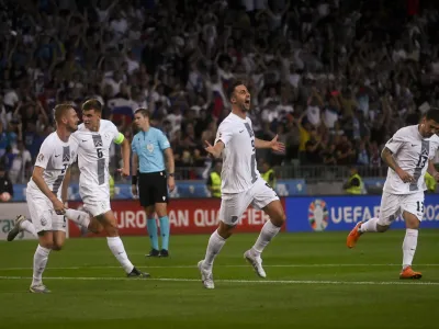 Andraž &Scaron;porar- 26.06.2023 &ndash; nogomet - Slovenija: Danska, kvalifikacije za EP 2023, 4. krog: skupina H //FOTO: Nik Erik Neubauer