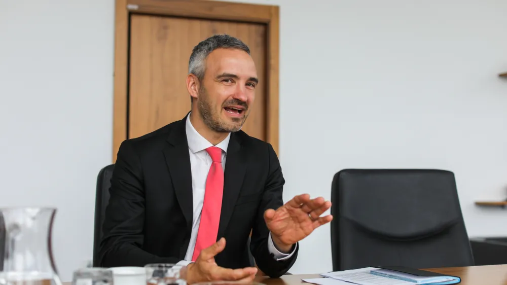 - 03.06.2020 - Janez Cigler Kralj (NSi), minister za delo, družino, socialne zadeve in enake možnosti v 14. Vladi RS pod vodstvom Janeza Jan&scaron;e od 13. marca 2020 //FOTO: Bojan Velikonja