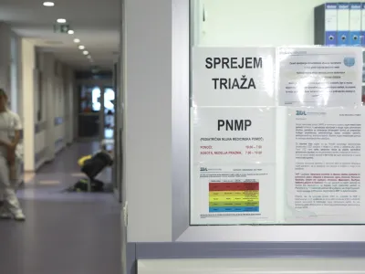 H kadrovski krizi prispevajo tudi nočne obremenitve ljubljanskih pediatrov. Na fotografiji so prostori pediatrične nujne medicinske pomoči.&nbsp;
