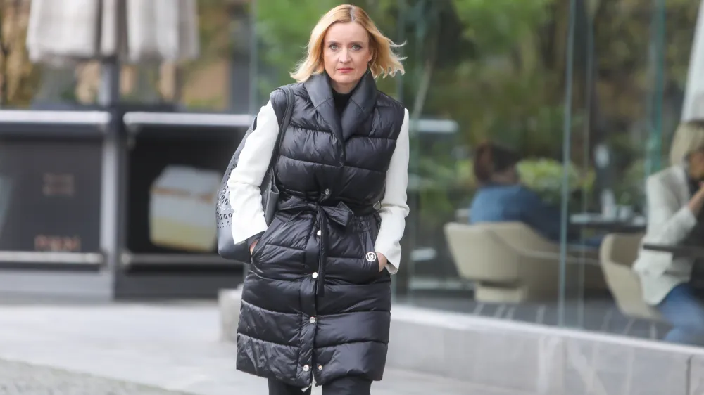 - 02.11.2023- Mojca &Scaron;etinc Pa&scaron;ek, poslanka v Državnem zboru RS, pred kratkim izpisana iz gibanja Svoboda.//FOTO: Bojan Velikonja