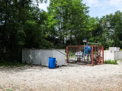 - 19.07.2023 &ndash; gradnja - Pilotna geotermalna elektrarna na obstoječi plinski vrtini Pg-8 (SI-Geo-Electricity) v naselju Čentiba v občini Lendava - proizvodnja električne energije iz obnovljivih virov. //FOTO: Bojan Velikonja