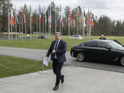 minister za visoko &scaron;olstvo, znanost in inovacije dr. Igor Papič- 14.03.2023 - Brdo pri Kranju &ndash; 5. Vrh koalicije 2023 - srečanje koalicijskih partnerjev Gibanje Svoboda, SD in Levica - posvet poslancev strank vladne koalicije ter ministrske ekipe o aktualnih političnih zadevah: razprava o davčni in &scaron;olski reformi FOTO: Jaka Gasar