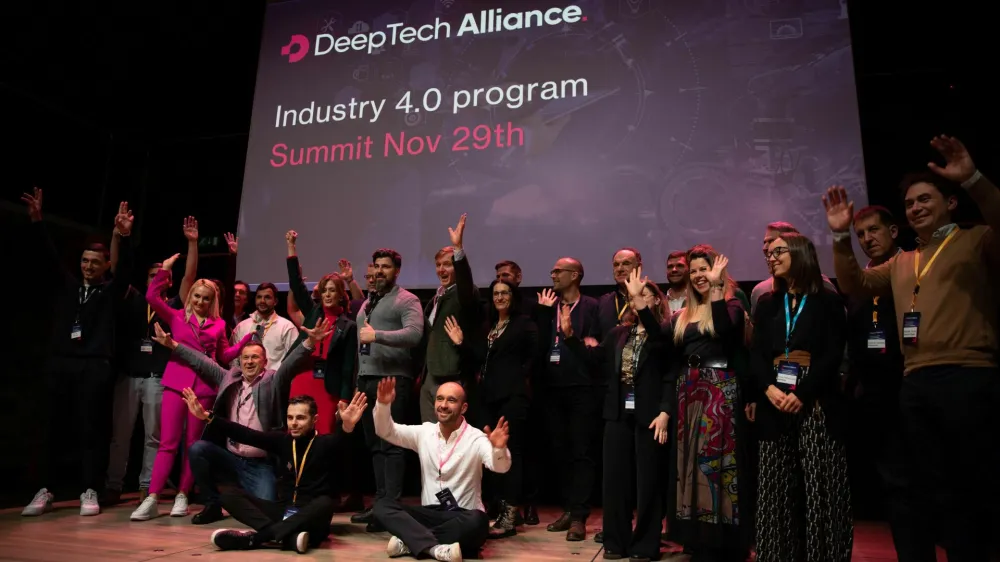 Včeraj&scaron;nje srečanje evropskih "deep-tech" startupov in korporacij je ponudilo vpogled v ključne vidike razvoja prebojnih tehnolo&scaron;kih re&scaron;itev za prihodnost industrije 4.0. (Foto: LUI)