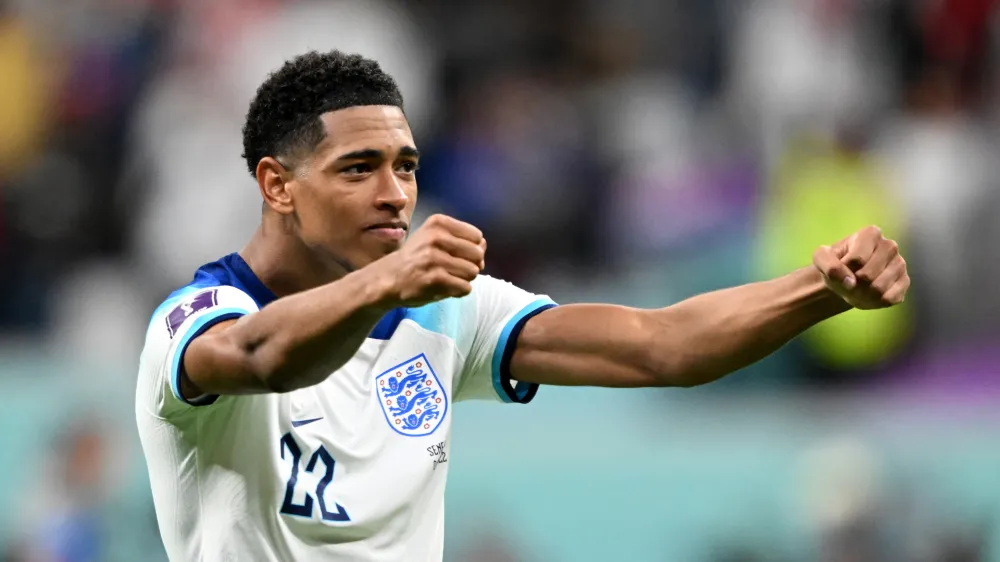 Jude Bellingham je najbolj&scaron;i nogometa&scaron; do 21 let. 25. junija prihodnje leto bo v dresu Anglije igral proti Sloveniji na evropskem prvenstvu v Nemčiji.