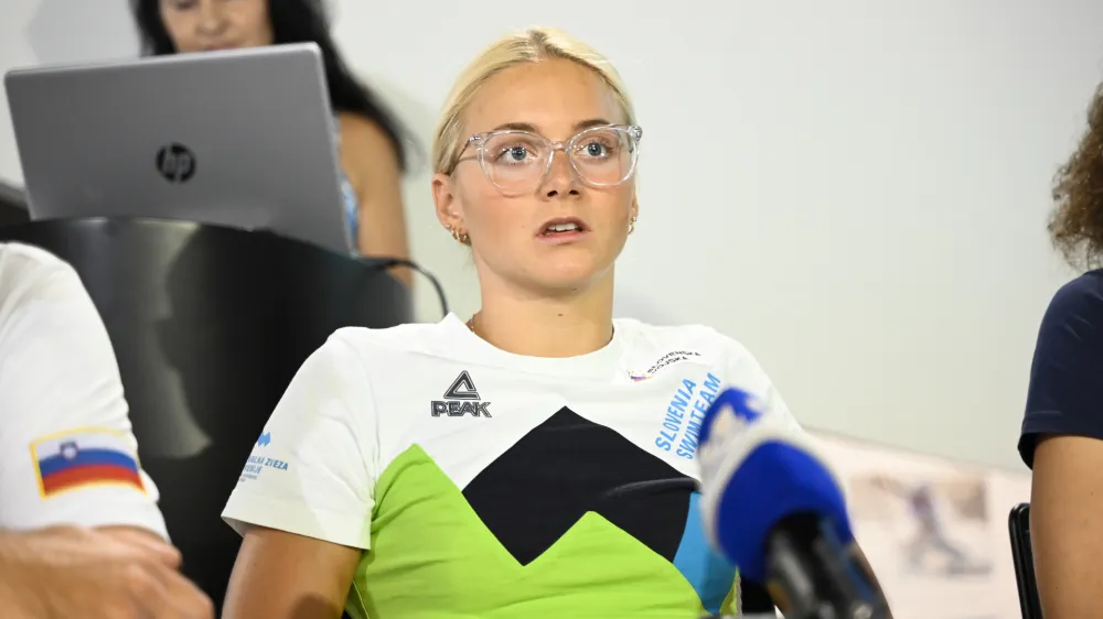 KLANČAR Neža- 11.07.2023 &ndash; Plavalna zveza Slovenije (PZS) &ndash; plavalna reprezentanca pred odhodom na plavalno svetovno prvenstvo v Fukuoki na Japonskem &ndash; plavalci - //FOTO: Nik Erik Neubauer