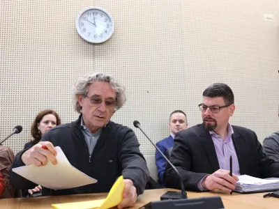 Branimir &Scaron;trukelj in Jakob Počivav&scaron;ek.