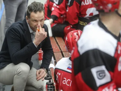 trener Jesenic Gaber Glavič- 13.01.2023 &ndash; hokej - SŽ Olimpija: Sij Acroni Jesenice, državno prvenstvo - DP, finale: 2. tekma //FOTO: Jaka Gasar